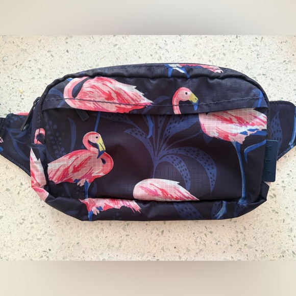 New Vera Bradley Flamingo Mini Belt Bag Versatile - Picture 5 of 7